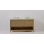 Meuble-lavabo simple autoportant de 48 po avec comptoir en quartz blanc et sous-comptoir Momo-103966004-116723352