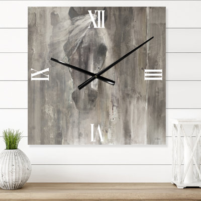 Farmhouse Horse - Farmhouse Wall Clock