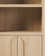 Sitarski Modern Arched Bookcase with Statement Cabinet