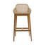 Tabouret de bar en bois de teck Audra