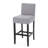 30-Inch Fabric Barstool With Solid Wood Frame (Set Of 2)-1883870469