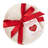  Red Heart Plate Set/4