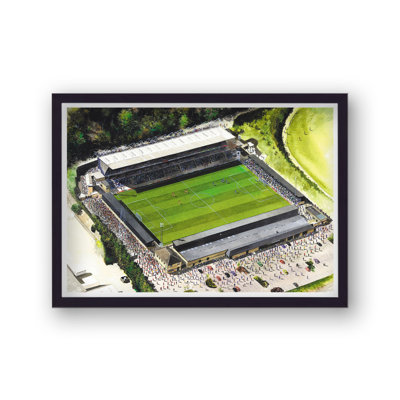 Wycombe Wanderers FC - Adams Park - Football Stadium Art - Vintage - Single Picture Frame Print