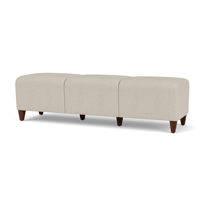 Banc de réception 3 places Siena, Noyer, Plot Line Neutral