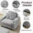 40.8" Corduroy Upholstered Sofa-291059354