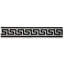 Carreau de mosaïque en marbre 6 po x 18 po-79884154