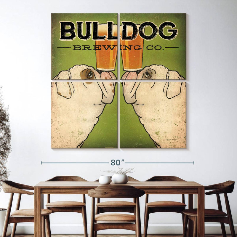Brampt Bulldog Brewing, H 74 po x l 74 po