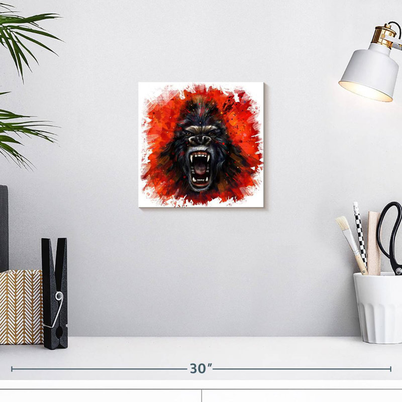 Crowle Gorilla Rage, H 10 po x l 10 po