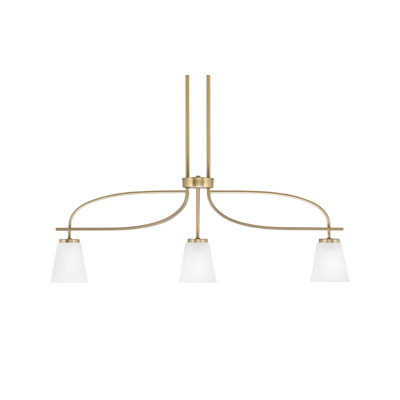 Luminaire pour îlot de cuisine 3 lumières Cavella