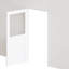  Porte hollandaise, dalle de porte simple en verre transparent semi-transparent 36 * 80 1 Lite avec serrure et loquet-131148129