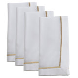 Odelle Polyester No Pattern Square Napkin