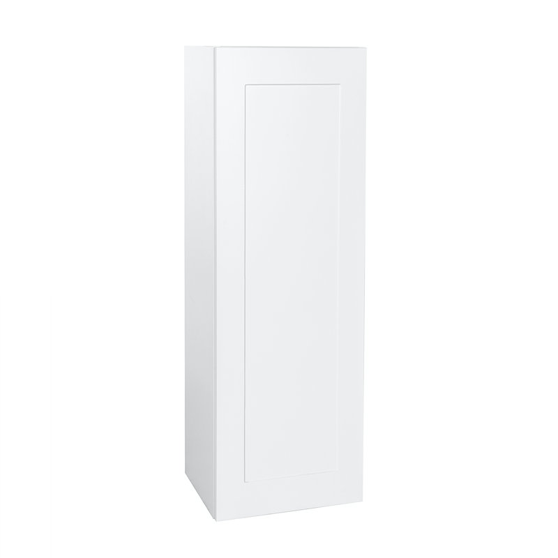 Everest Quick Assemble Modern Style, Shaker White Wall Kitchen Cabinet, 36" H x 9" W