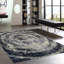 Abstract Area Rug in Blue