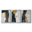 ABSTRACT Series DCxxi - Toile tendue avec châssis sur mesure - 3 pièces-2015477845-2015477841