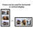 8X16 Collage Picture Frame To Display 3 Photos At Once - Black