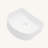 Modern European-Inspired Bathroom Vessel Sink - Premium Stain-Resistant Ceramic, Above-Counter Installation, 15.69”x13.69”x5.13” White