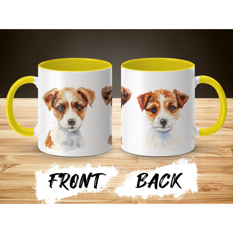 Ceramic Coffee Mug, 1, Yellow