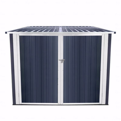 Bicycle Outdoor Steel Storage Shed,Stores 4 Bikes