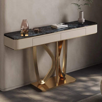 Italian style sintered stone console table