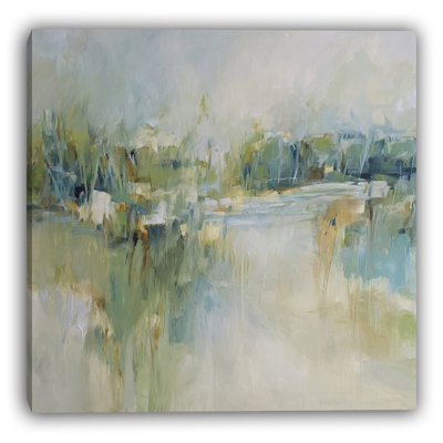 Verdant Reflections Wrapped Canvas Wall Art