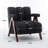 Dormon Upholstered Boucle  Armchair with Solid Wood Legs-1302436132