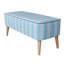 Mr.M Polyester Blend Upholstered Bench