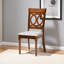 Ensemble de salle à manger six personnes Elam gris / noyer avec quatre pieds, H 30 po x l 44,9 po x P 44,9 po-242672590-242672591