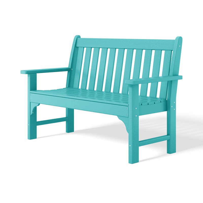 Banc de jardin en PEHD Laguna, Sarcelle