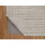 Tapis oriental en lin pur 9 pi 1 po x 12 pi, blanc pur, doux au toucher, tissé à la main
