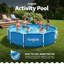 Plastic Round Frame Set Pool H x W x L , with Pump Included-95382651-129400741