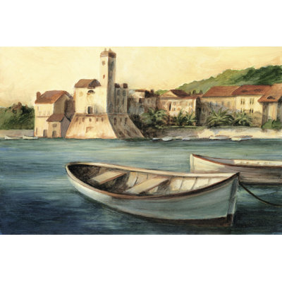 Mediterranean Harbor II by Ethan Harper - Wrapped Canvas Print
