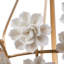 Lustre bol 3 lumières Modern Glam avec fleurs en céramique