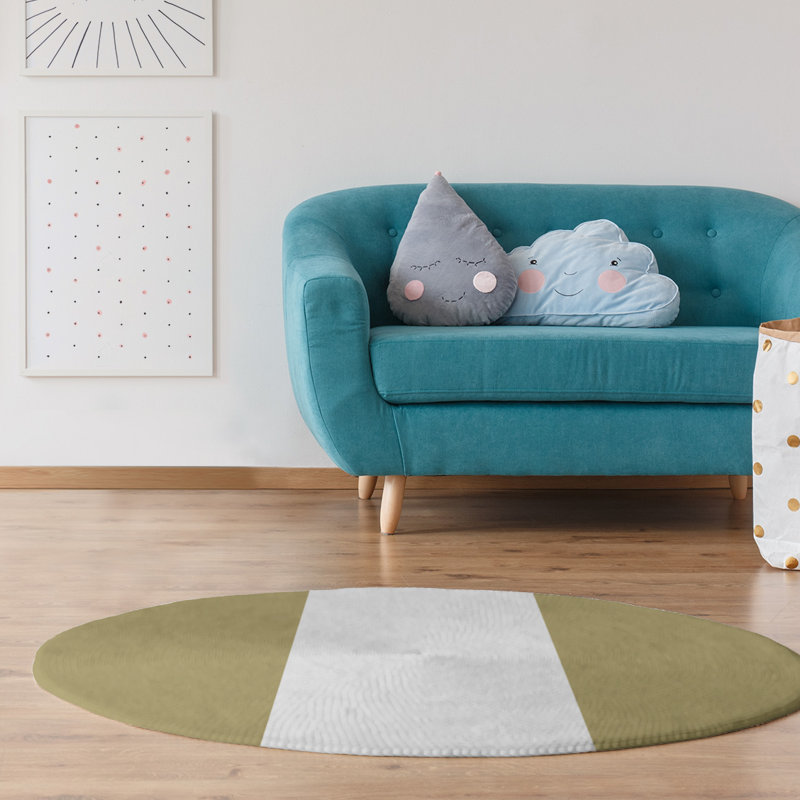 Tapis gold area, Rond 5 pi
