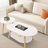 31.49" Width Oval Coffee Tables