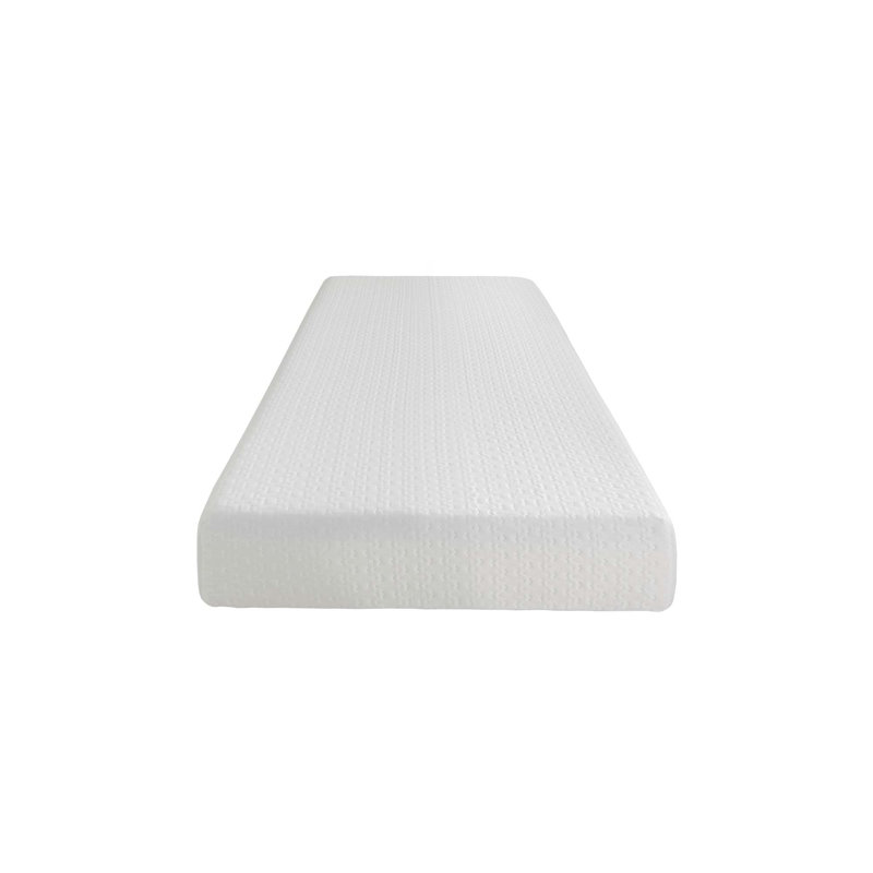 Matelas pour lit simple en mousse viscoélastique imprégnée de gel, ferme, blanc, matelas dans une boîte, 8"