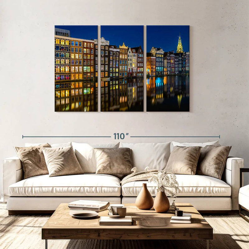 Sireci Amsterdam Reflections, 48" H x 74" W