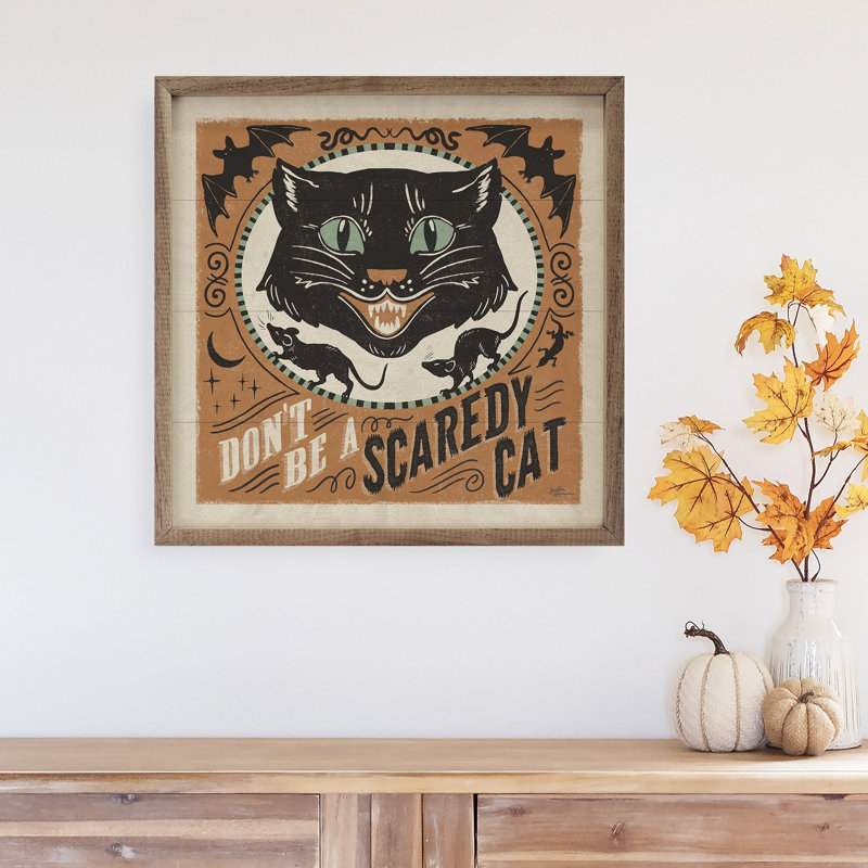 Scaredy Cats III par Janelle Penner, 4" H x 4" W