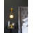 Soeren 1-Light Gold Globe Teardrop Wall Sconce