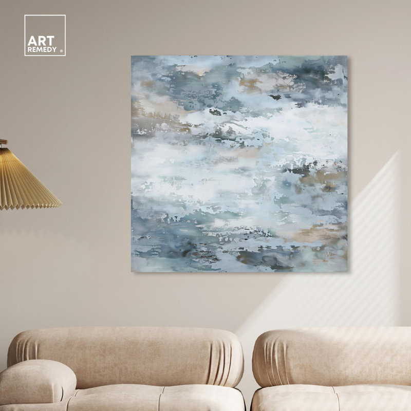 Large Fall Abstract Canvas Art in Rich Colors