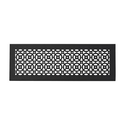 AIR RETURN 6"x22" Duct Opening | Heavy Cast Aluminum Duct Cover (8"x24" Overall) | Powder Coated