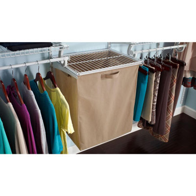 ShelfTrack Laundry Hamper 50cm Wide Clothes Storage System by ClosetMaid