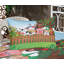 Multicolore drap-housse et coussin décoratif Ambesonne-106789567