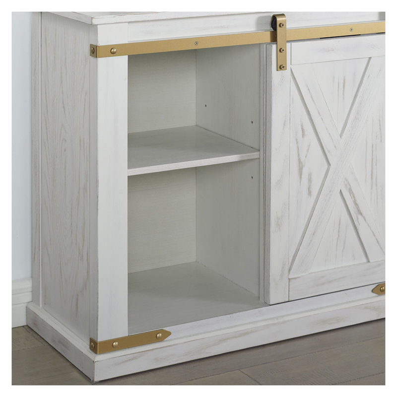 Console antique blanche et dorée avec tiroir de rangement, canapé rustique en métal et bois massif pour le vestibule du salon