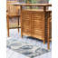 Tapis contemporain de couleur ivoire et bleu marine Avelynn-1489021569