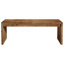 Wood Top Dining Table with Wood Base