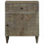 50cm W Metal Bedside Table