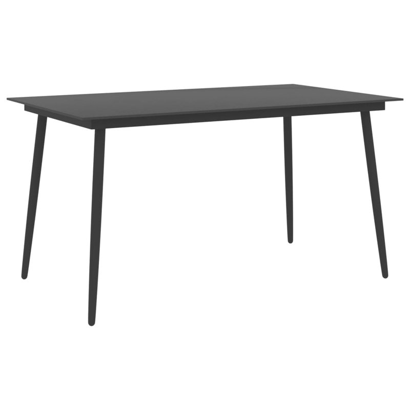 Dining Table, Gray, 35.4" W x 59.1" L x 29.1" H