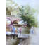 Bridging It - The Lake | Aquarelle sur papier | Par Deepika Ramshetty