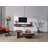 Modern 47-Inch Wall-Mounted  Floating Tv Stand With 2 Doors, For Tvs Up To 50'', Walnut-1923021316