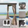 Aluminum Patio Gazebo Lean to Wall Mounted Pergola with Sloping Galvanized Steel Roof